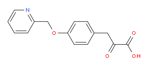 2-oxo-3-(4-(pyridin-2-ylmethoxy)phenyl)propanoic acid