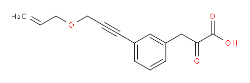 3-(3-(3-(allyloxy)prop-1-yn-1-yl)phenyl)-2-oxopropanoic acid