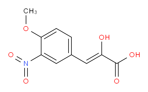 (Z)-2-hydroxy-3-(4-methoxy-3-nitrophenyl)acrylic acid