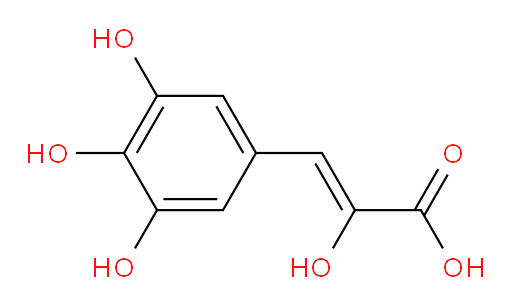 (Z)-2-hydroxy-3-(3,4,5-trihydroxyphenyl)acrylic acid