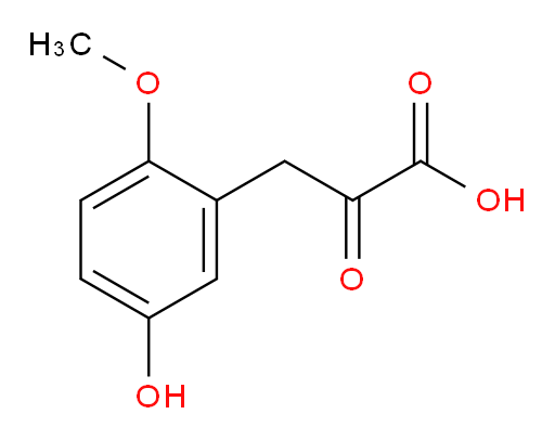 3-(5-hydroxy-2-methoxyphenyl)-2-oxopropanoic acid
