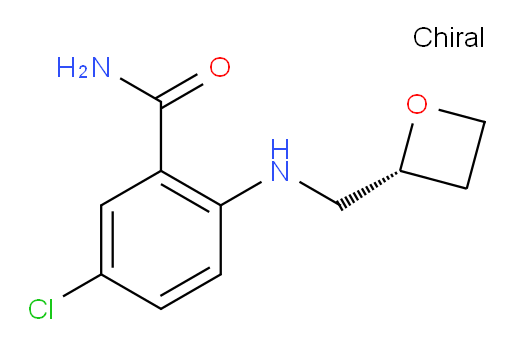 (R)-5-chloro-2-((oxetan-2-ylmethyl)amino)benzamide