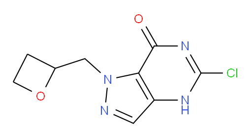 5-chloro-1-(oxetan-2-ylmethyl)-1H-pyrazolo[4,3-d]pyrimidin-7(4H)-one
