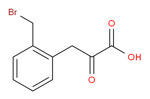 3-(2-(bromomethyl)phenyl)-2-oxopropanoic acid