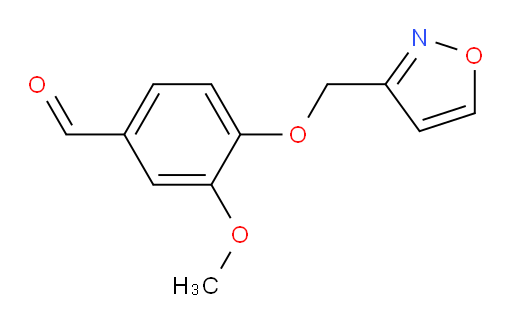 4-(isoxazol-3-ylmethoxy)-3-methoxybenzaldehyde