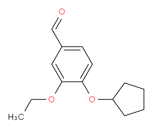 4-(cyclopentyloxy)-3-ethoxybenzaldehyde