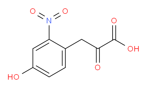 3-(4-hydroxy-2-nitrophenyl)-2-oxopropanoic acid