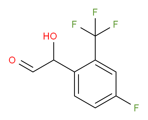 2-(4-fluoro-2-(trifluoromethyl)phenyl)-2-hydroxyacetaldehyde