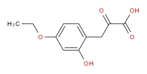 3-(4-ethoxy-2-hydroxyphenyl)-2-oxopropanoic acid