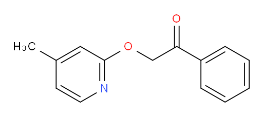2-((4-methylpyridin-2-yl)oxy)-1-phenylethanone