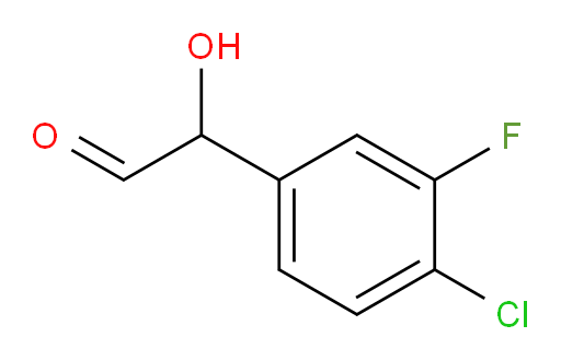 2-(4-chloro-3-fluorophenyl)-2-hydroxyacetaldehyde