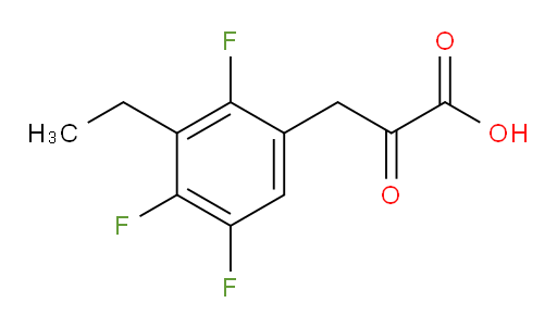 3-(3-ethyl-2,4,5-trifluorophenyl)-2-oxopropanoic acid