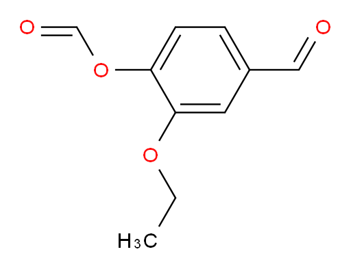2-ethoxy-4-formylphenyl formate
