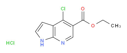 ethyl 4-chloro-1H-pyrrolo[2,3-b]pyridine-5-carboxylate hydrochloride