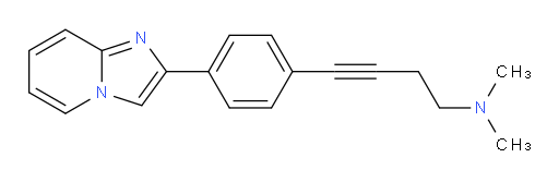 4-(4-(imidazo[1,2-a]pyridin-2-yl)phenyl)-N,N-dimethylbut-3-yn-1-amine