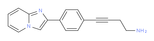 4-(4-(imidazo[1,2-a]pyridin-2-yl)phenyl)but-3-yn-1-amine