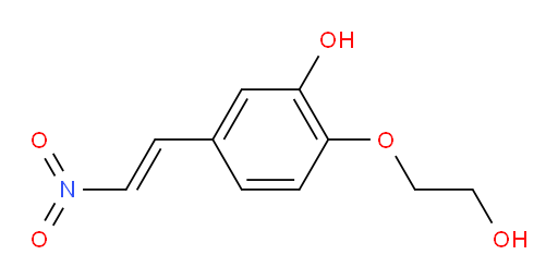 (E)-2-(2-hydroxyethoxy)-5-(2-nitrovinyl)phenol