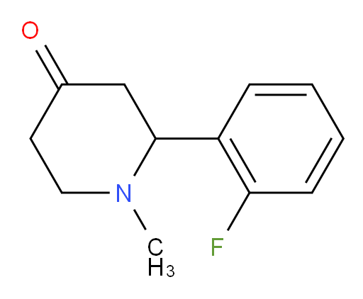 2-(2-fluorophenyl)-1-methylpiperidin-4-one