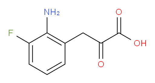 3-(2-amino-3-fluorophenyl)-2-oxopropanoic acid
