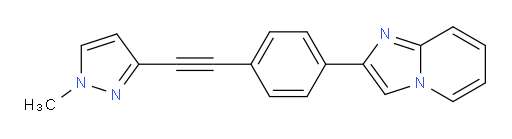 2-(4-((1-methyl-1H-pyrazol-3-yl)ethynyl)phenyl)imidazo[1,2-a]pyridine