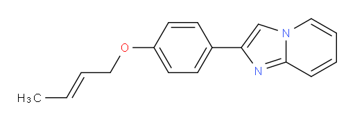 (E)-2-(4-(but-2-en-1-yloxy)phenyl)imidazo[1,2-a]pyridine
