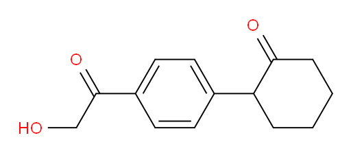 2-(4-(2-hydroxyacetyl)phenyl)cyclohexanone