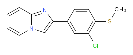 2-(3-chloro-4-(methylthio)phenyl)imidazo[1,2-a]pyridine
