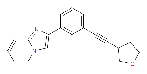2-(3-((tetrahydrofuran-3-yl)ethynyl)phenyl)imidazo[1,2-a]pyridine
