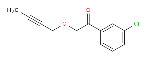 2-(but-2-yn-1-yloxy)-1-(3-chlorophenyl)ethanone