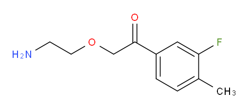 2-(2-aminoethoxy)-1-(3-fluoro-4-methylphenyl)ethanone