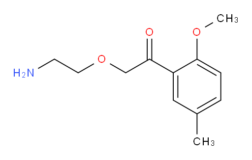 2-(2-aminoethoxy)-1-(2-methoxy-5-methylphenyl)ethanone