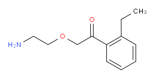 2-(2-aminoethoxy)-1-(2-ethylphenyl)ethanone