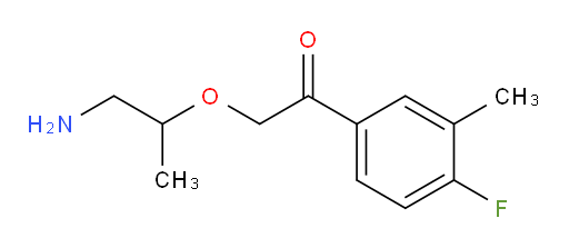 2-((1-aminopropan-2-yl)oxy)-1-(4-fluoro-3-methylphenyl)ethanone