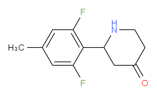 2-(2,6-difluoro-4-methylphenyl)piperidin-4-one