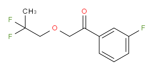 2-(2,2-difluoropropoxy)-1-(3-fluorophenyl)ethanone