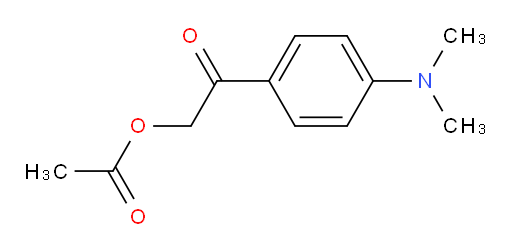 2-(4-(dimethylamino)phenyl)-2-oxoethyl acetate