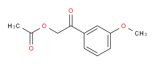 2-(3-methoxyphenyl)-2-oxoethyl acetate