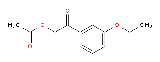 2-(3-ethoxyphenyl)-2-oxoethyl acetate