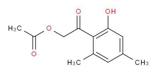 2-(2-hydroxy-4,6-dimethylphenyl)-2-oxoethyl acetate
