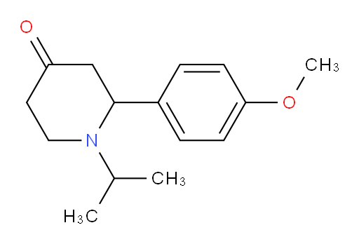 1-isopropyl-2-(4-methoxyphenyl)piperidin-4-one