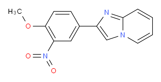 2-(4-methoxy-3-nitrophenyl)imidazo[1,2-a]pyridine