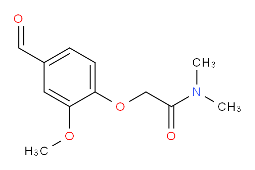 2-(4-formyl-2-methoxyphenoxy)-N,N-dimethylacetamide