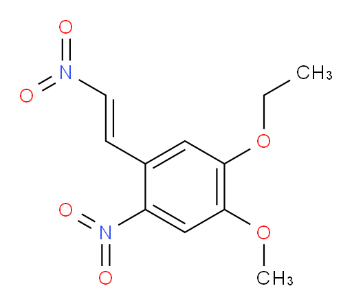 (E)-1-ethoxy-2-methoxy-4-nitro-5-(2-nitrovinyl)benzene