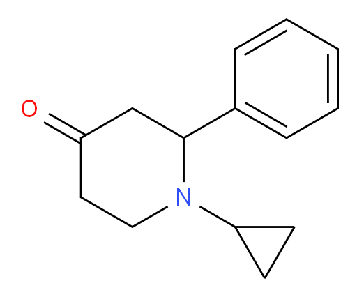 1-cyclopropyl-2-phenylpiperidin-4-one