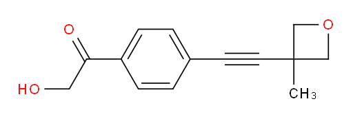 2-hydroxy-1-(4-((3-methyloxetan-3-yl)ethynyl)phenyl)ethanone