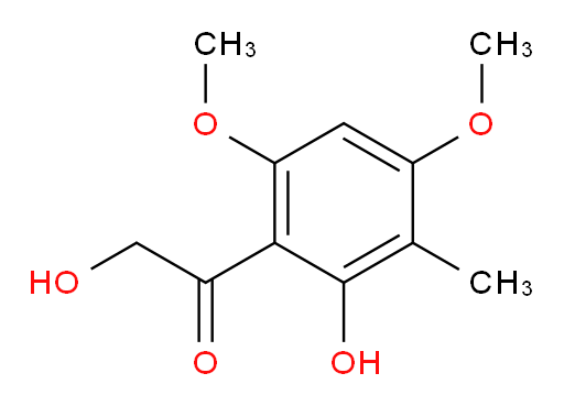 2-hydroxy-1-(2-hydroxy-4,6-dimethoxy-3-methylphenyl)ethanone