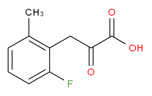 3-(2-fluoro-6-methylphenyl)-2-oxopropanoic acid