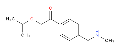 2-isopropoxy-1-(4-((methylamino)methyl)phenyl)ethanone