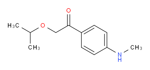 2-isopropoxy-1-(4-(methylamino)phenyl)ethanone