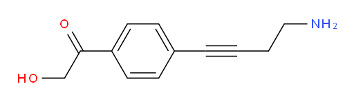 1-(4-(4-aminobut-1-yn-1-yl)phenyl)-2-hydroxyethanone